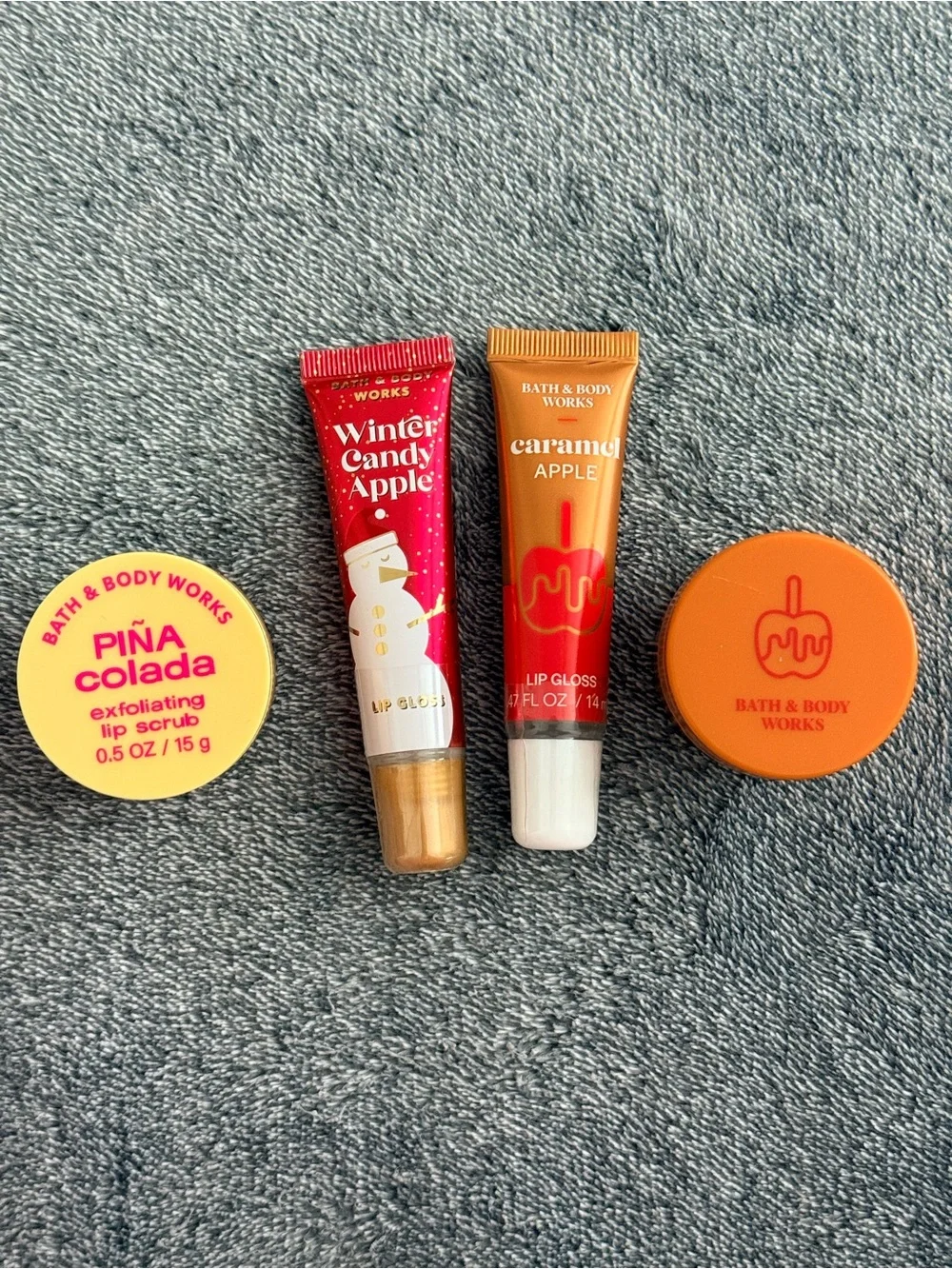 Bath and body works 4 piece lip care bundle